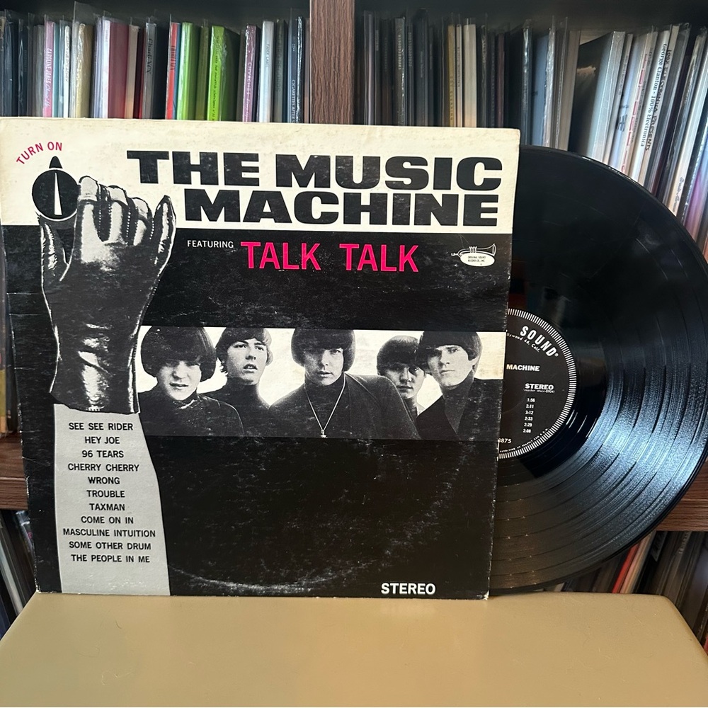 The Music Machine TALK TALK Vintage Vinyl Record